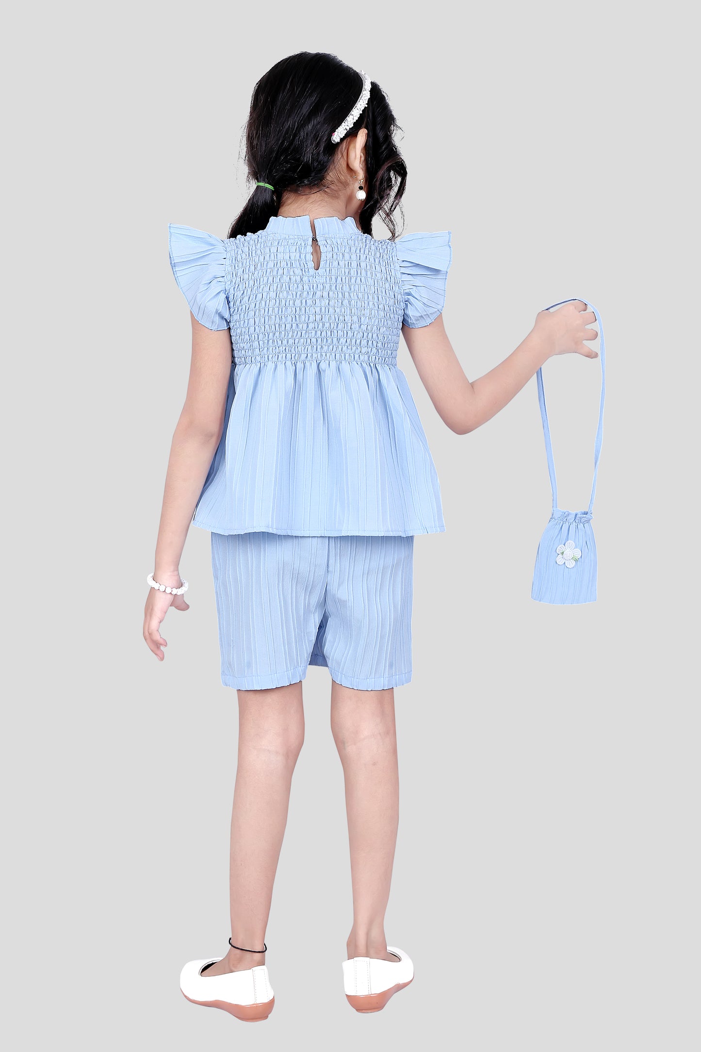 Amazing Blue Two Piece Set Co-ords for Girls