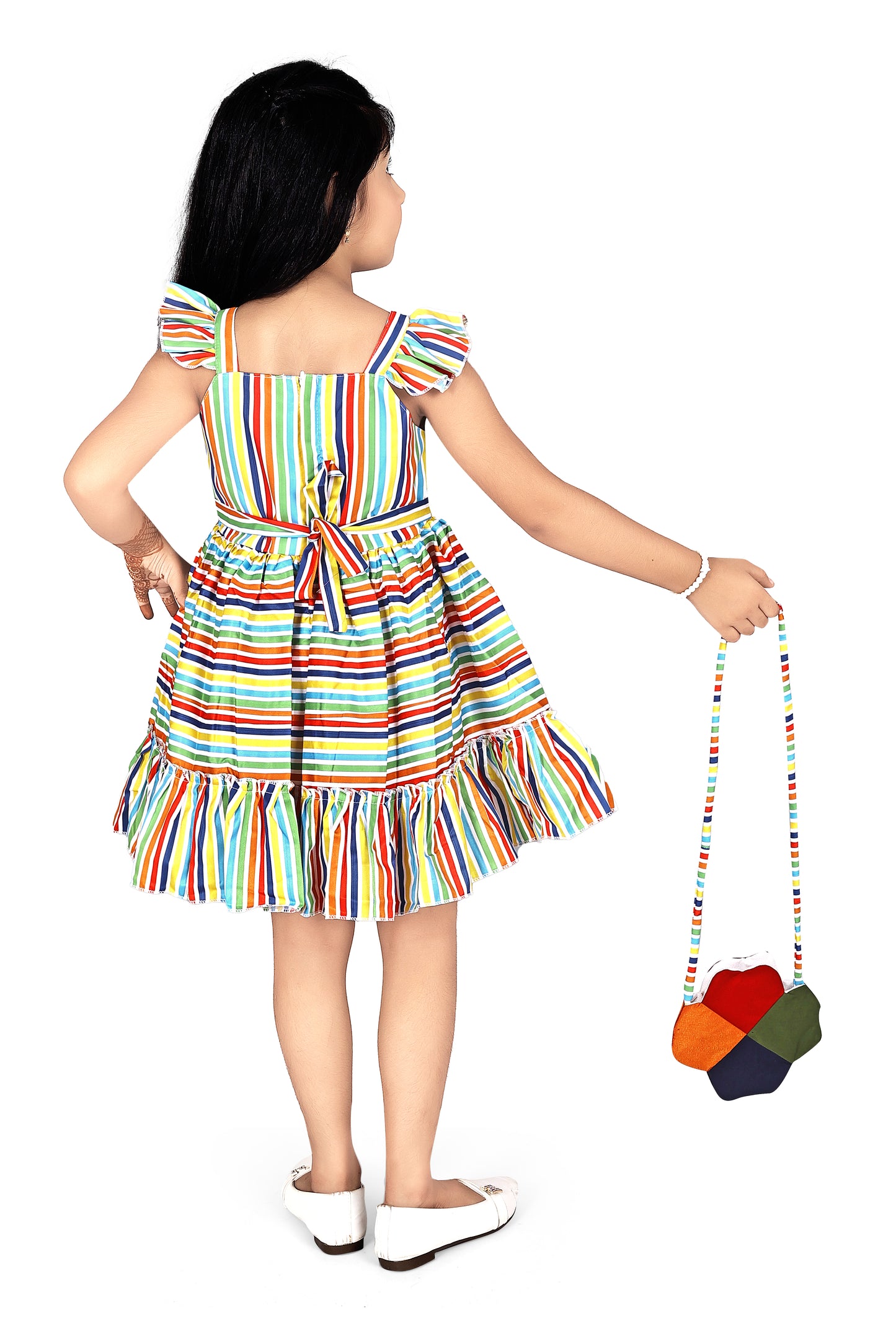 Multicolor Lines Dress