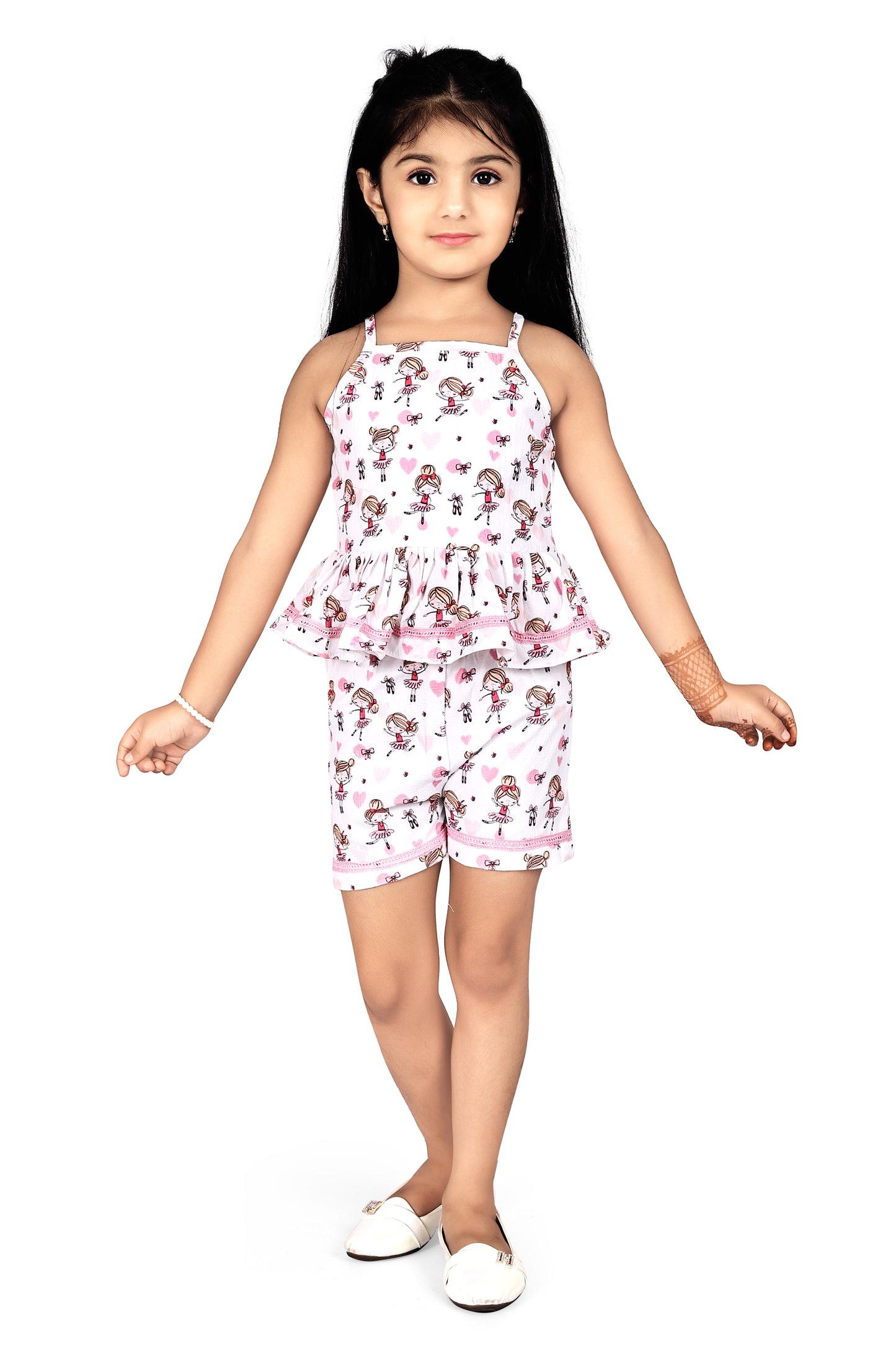 dancing doll print cord set