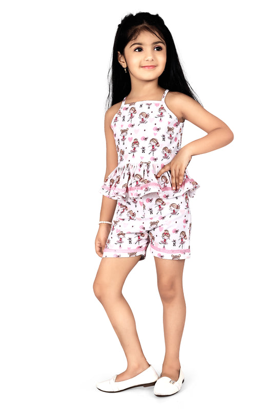 dancing doll print cord set